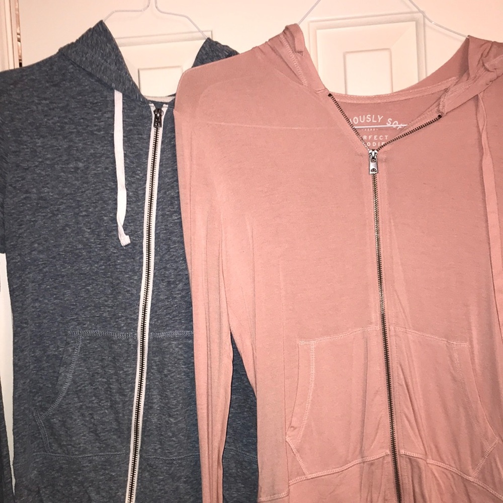 ‼️TWO zip up hoodies‼️